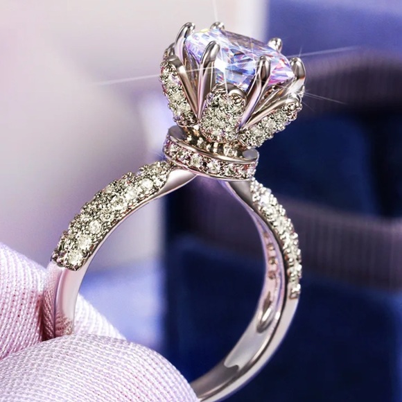 Sterling silver lotus flower ring - Picture 4 of 4